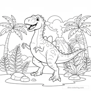 Coloriage Acrocanthosaurus