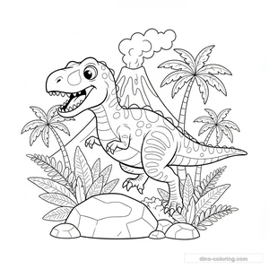 Coloriage Albertosaurus