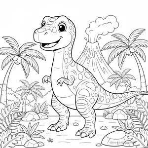 Coloriage Albertosaurus #5