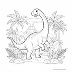 Coloriage Apatosaurus