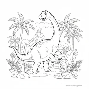 Coloriage Apatosaurus