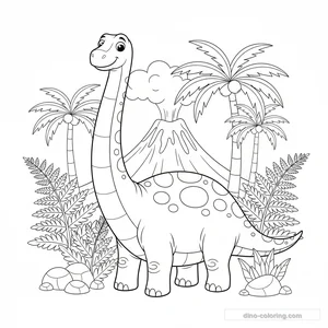 Desenho de Apatosaurus #3
