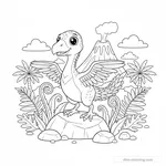 Coloriage Archaeopteryx #5