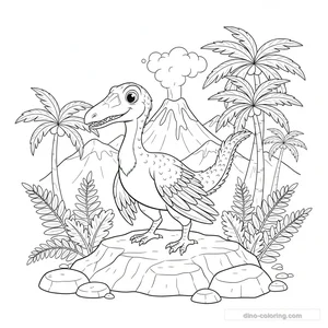 Coloriage Archaeopteryx #2