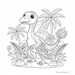 Coloriage Archaeopteryx #3