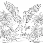 Coloriage Archaeopteryx