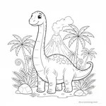 Coloriage Argentinosaurus #5