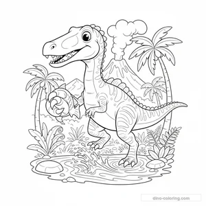 Coloriage Baryonyx