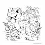 Coloriage Ceratosaurus #5