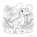 Coloriage Ceratosaurus #2