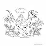 Coloriage Coelophysis