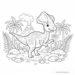 Coloriage Corythosaurus