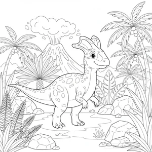 Dibujo de Dilophosaurus #4