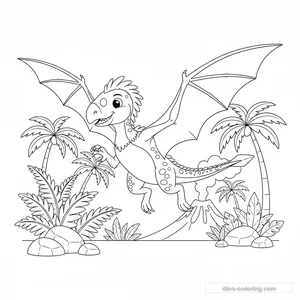 Coloriage Dimorphodon