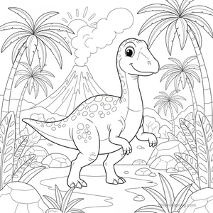 Desenho de Edmontosaurus #3