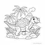 Coloriage Euoplocephalus