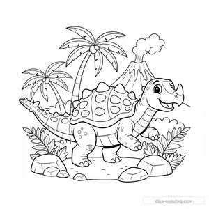 Coloriage Euoplocephalus