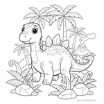 Coloriage Kentrosaurus #3
