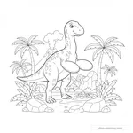 Coloriage Maiasaura
