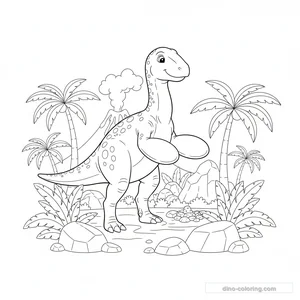 Coloriage Maiasaura