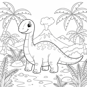 Coloriage Maiasaura #5