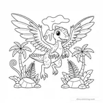 Coloriage Microraptor