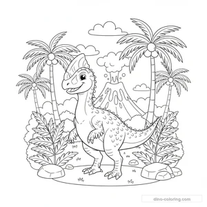 Coloriage Oviraptor #2