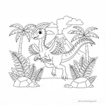 Coloriage Oviraptor