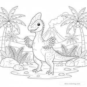 Coloriage Oviraptor #5