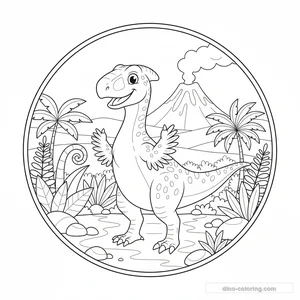 Coloriage Oviraptor #4
