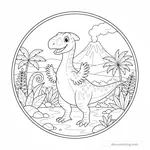Coloriage Oviraptor #4
