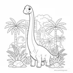 Coloriage Sauroposeidon #4