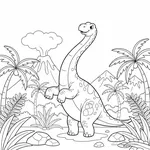 Coloriage Sauroposeidon