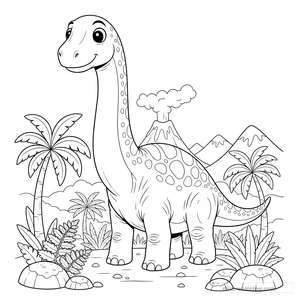 Coloriage Sauroposeidon #3