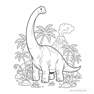 Coloriage Sauroposeidon #5