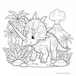 Coloriage Styracosaurus #5