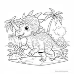 Coloriage Styracosaurus