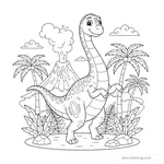 Coloriage Titanosaurus