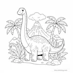 Coloriage Titanosaurus #4