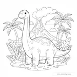 Coloriage Titanosaurus #5