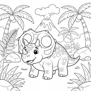 Dibujo de Torosaurus #5