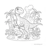 Coloriage Utahraptor #3