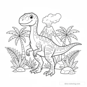 Coloriage Utahraptor #4