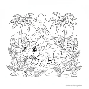 Ankylosaure Herbivore #9