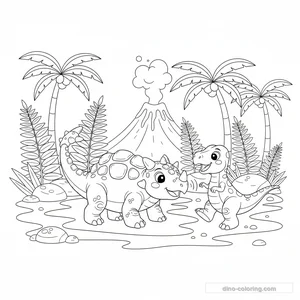 Ankylosaure en Défense #13