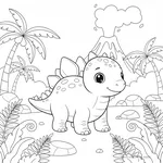 Adorable Bébé Stégosaure #9