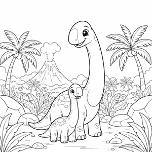 Bébé Dino avec Parent #4