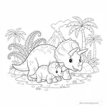 Bébé Tricératops et Maman #7