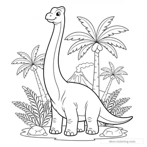 Brachiosaure au Long Cou #8