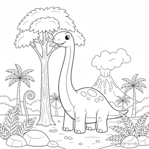 Diplodocus Mangeant #15